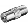 F-contra - IEC male steker (IEC-zijde)
