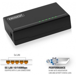 Switch 5 poorten 10/100Mbps