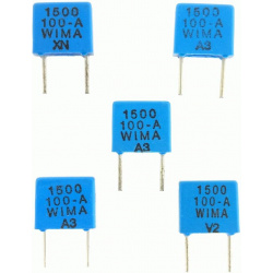 1.5nF 20% 100V FKS2  Condensator WIMA