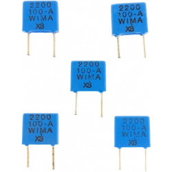 2.2nF 20% 100V FKS2  Condensator WIMA