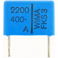 2.2nF 20% 400V FKS3  Condensator WIMA