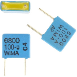 6.8nF 5% 100V FKS2  Condensator WIMA