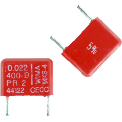 22nF 5% 400V MKS4  Condensator WIMA