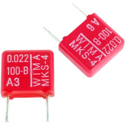 22nF 20% 100V MKS4  Condensator WIMA