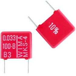 33nF 10% 100V MKS4  Condensator WIMA