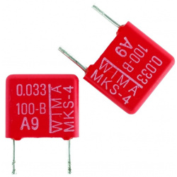 33nF 20% 100V MKS4  Condensator WIMA