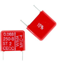 68nF 10% 250V MKC4  Condensator WIMA