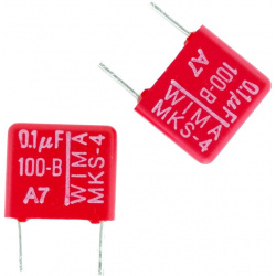 100nF 20% 100V MKS4  Condensator WIMA