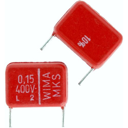 150nF 10% 400V MKS4  Condensator WIMA