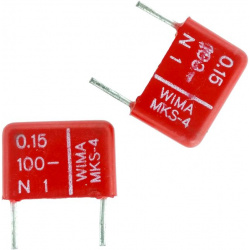 150nF 20% 100V MKS4  Condensator WIMA