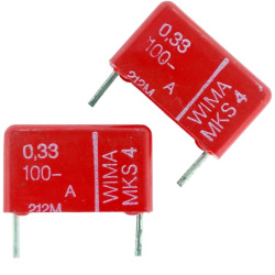 330nF 20% 100V MKS4  Condensator WIMA