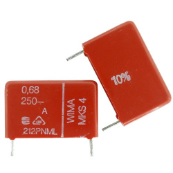 680nF 10% 250V MKS4  Condensator WIMA