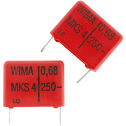 680nF 20% 250V MKS4  Condensator WIMA