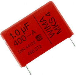 1uF 20% 400V MKS4  Condensator WIMA