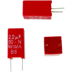 2.2uF 20% 50V MKS2  Condensator WIMA