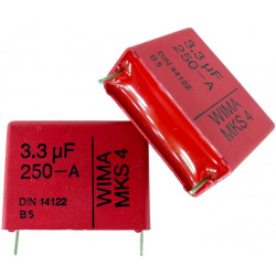 3.3uF 20% 250V MKS4  Condensator WIMA