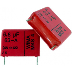 6.8uF 20% 63V MKS4  Condensator WIMA
