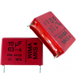 10uF 20% 63V MKS4  Condensator WIMA