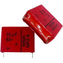 15uF 20% 63V MKS4  Condensator WIMA