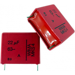 22uF 20% 63V MKS4  Condensator WIMA