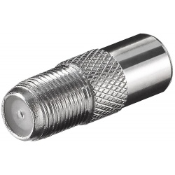 F-contra - IEC male steker (F-zijde)