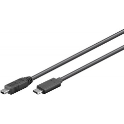 USB Kabel 2.0 C male - B mini 1.8M