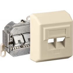 Opbouwdoos CAT5E 2 X RJ45 01