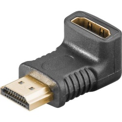 Verloopsteker HDMI female - HDMI male 270°