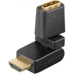 Verloopsteker HDMI female-HDMI male 360°
