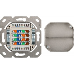 Inbouwdoos CAT6A 2 X RJ45 02