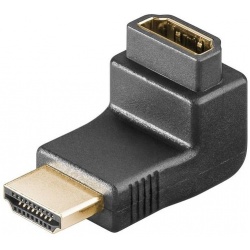 Verloopsteker HDMI female-HDMI male 90°