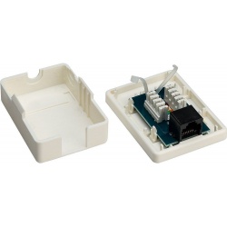 Opbouwdoos CAT6 1 x RJ45 Open