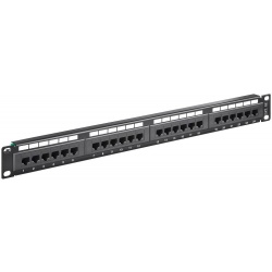 Patchpaneel CAT5E unshielded 24 poorten