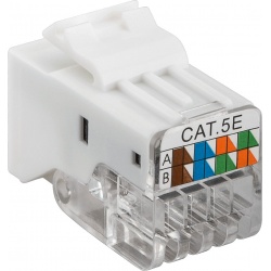 Keystone Jack CAT5E RJ45 Toolless 01