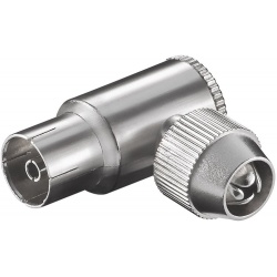Coax connector IEC female metaal