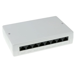 Patchpaneel opbouw 8v. CAT5E