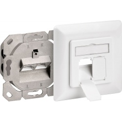 Inbouwdoos CAT6 2 X RJ45 01
