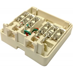 Opbouwdoos Nedap 2 X RJ11 Open