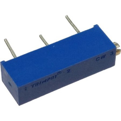 10 Ohm Cermet Multiturn Potmeter Balktrimmer