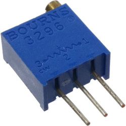 Bourns 500K Ohm Cermet Multiturn Potmeter Top Adjust SIL