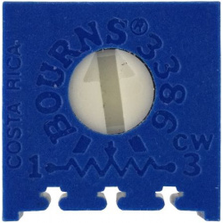 Bourns 50K Ohm Cermet Instelpotmeter Liggend Vierkant