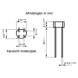 Brugcel B125C1500 Rond Afmetingen