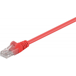 Patchkabel CAT5e U/UTP Rood 0.25 Meter