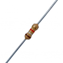 Koolfilmweerstand 1K8Ω 5% 0,25W