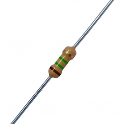 Koolfilmweerstand 1.5MΩ 5% 0,25W