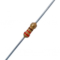 Koolfilmweerstand 220Ω 5% 0,25W