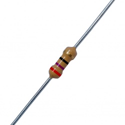 Koolfilmweerstand 27Ω 5% 0,25W