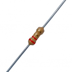 Koolfilmweerstand 2.2Ω 5% 0,25W