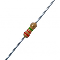 Koolfilmweerstand 2.2MΩ 5% 0,25W