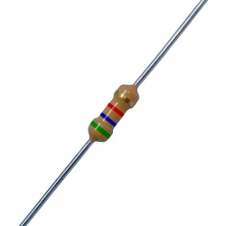 Koolfilmweerstand 5K6Ω 5% 0,25W